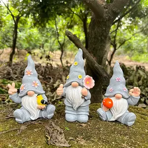 Resin Faceless Fairy Figurines, American Country Style Garden Decorations, Desk Office Plant Pots, Christmas Ornaments, Garden Gnome Statue