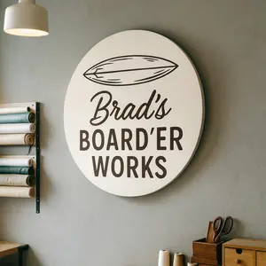 Custom Business Sign, Logo Sign, Rounded Business Logo Sign, Business Logo Sign, Round Logo Sign, High Quality Logo Sign, Small Logo Sign