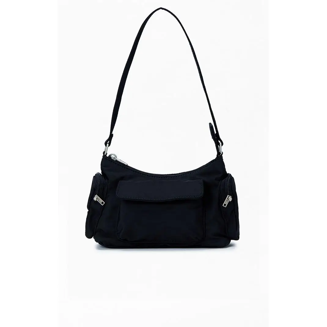 John Galt Women's Black Shoulder Bag
