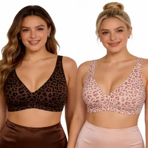 Viral-style jelly gel design women's underwear - without underwire, suitable for plus-size, individually packaged Everyday