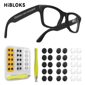 LED Light-Blocking Sticker Set — Compatible with Ray-Ban Meta (1st/2nd Gen) and Oakley Meta HSTN; Includes 10 LED Stickers, 10 Lens Light-Blocking Stickers, and 10 Lens Protectors — For Smart Glasses, Meta Glasses Cover The Light, Hydrogel Film