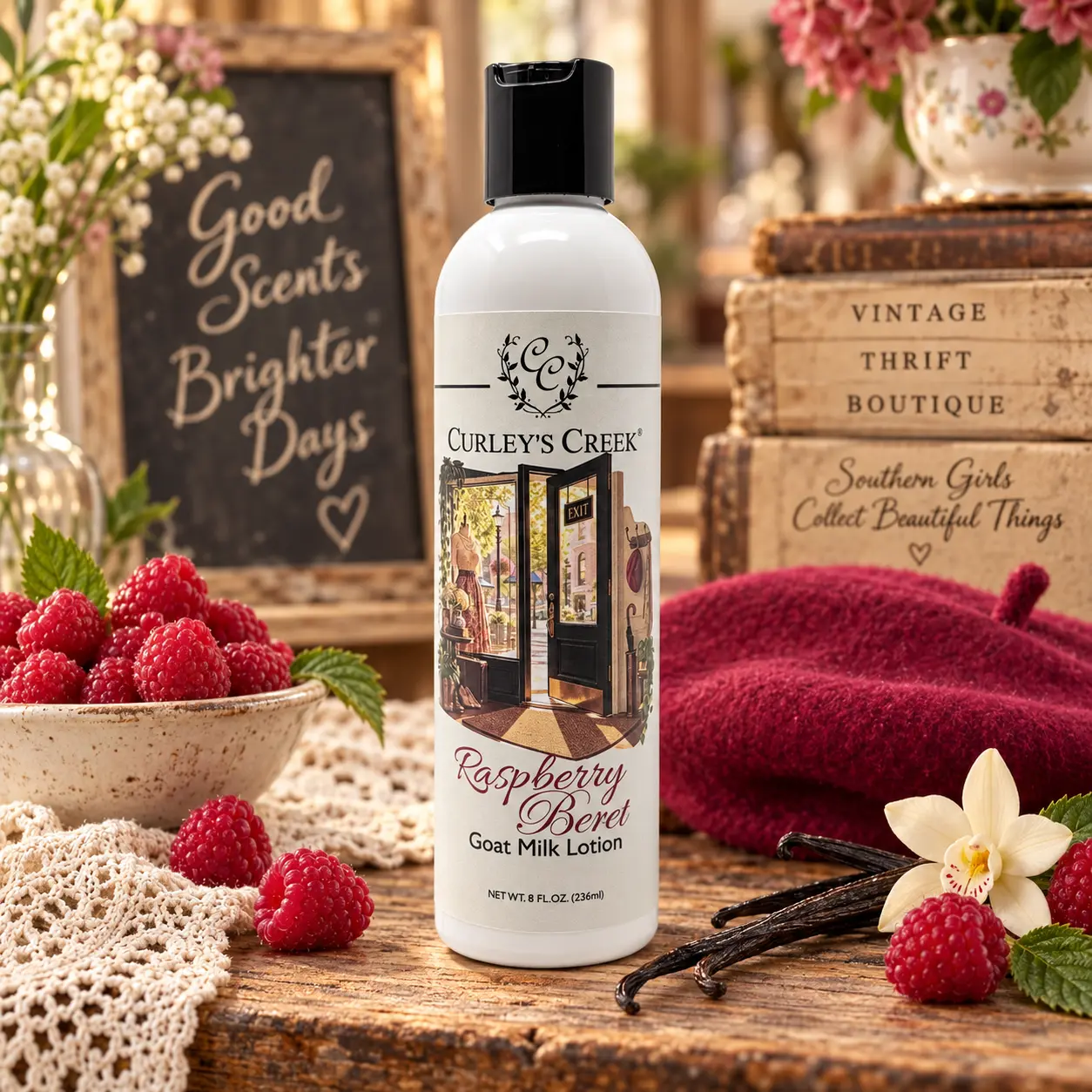 Raspberry Beret Goat Milk Lotion