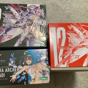 Megami Device Asra Collection Nine 9 Tail Homura Red Aoi Archer Figure Kit Girl