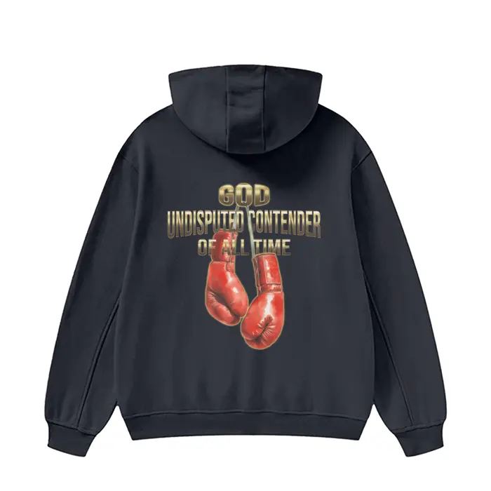 (Undisputed) High Neck Insulated FOG Solid Color Fleece Hoodie – 385 GSM