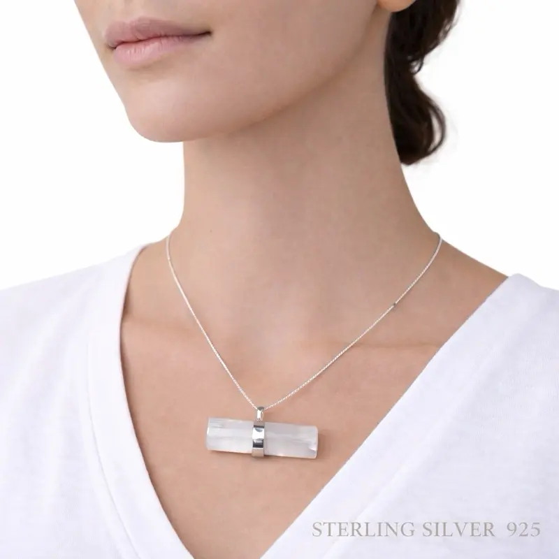 Selenite Inner Peace Necklace