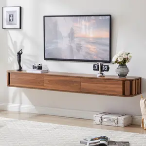 Giratree 71" Floating Wall-Mounted TV Stand with Drawer, Sleek Modern Entertainment Console for Living Room & Bedroom Storage