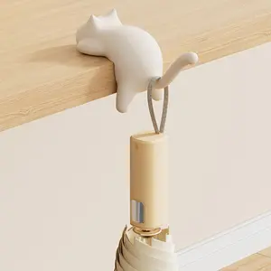 Cat Backpack Hook Table Edge No-Drill, Desk Dedicated Side Multi-Functional Bag Holder, Durable & Convenient Design, Easy-To-Use Organizer