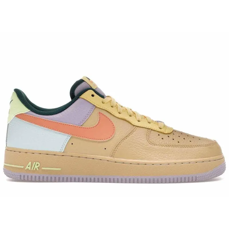 Nike Men's Air Force 1 Low '07 Sesame Hydrangeas Soft Yellow Apricot Agate, from StockX