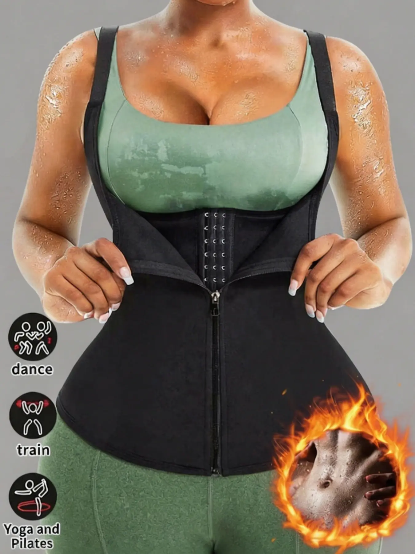 Women's Sports Waist Trainer, Workout Waist Cincher, Abdominal and Waist Shaping Girdle, Yoga Running Belt, Fitness Shapewear Belt, Belly Control Band, Gift for Friends