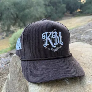 Corduroy Snapback Cap, Stylish Adjustable Casual Hat for Daily Wear
