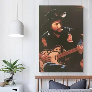 Waylon Jennings Country Music Poster Country Singer Poster No Frame, Music Decor, Home Wall Art