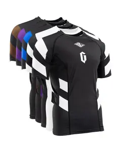 Gameness Men's Short Sleeve Pro Ranked Rash Guard