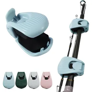 Multifunctional Rod Holder,Portable Fishing Rod Clip 4 Pcs Fit Angler'S Accessory Takedown Shore Fish Rod Fixed Ball
