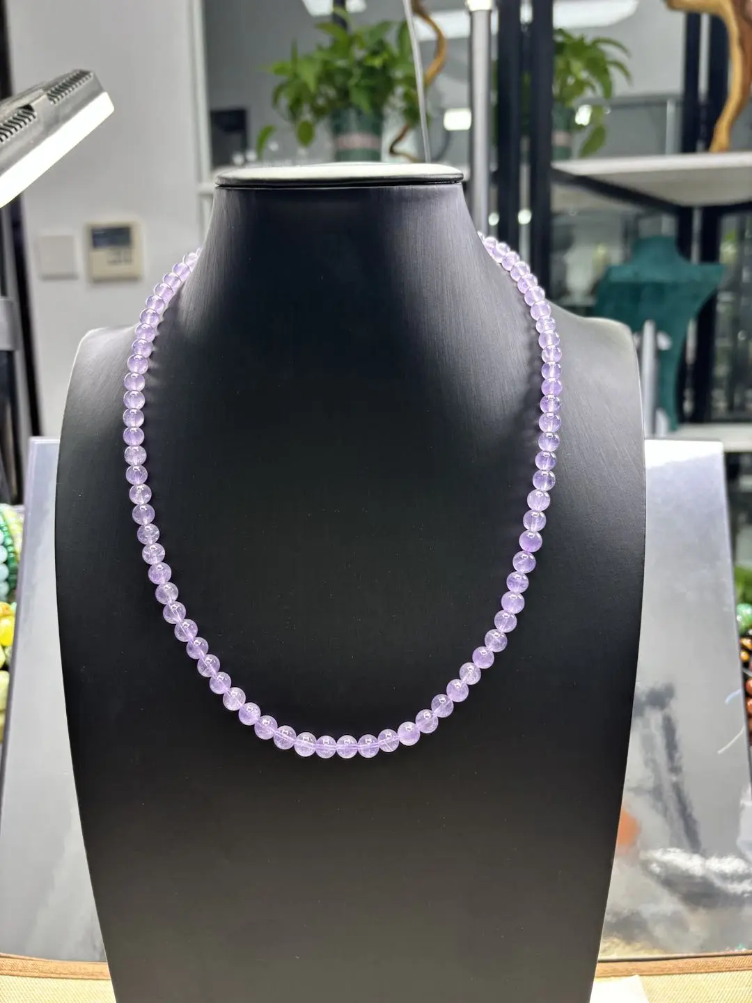 Rebecca(11434)gc.Lavender Amethyst Necklace