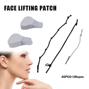 40Pcs Neck Eye Double Chin Lift V Shape Tapes Makeup Facelifting Patch AdhesivesInstant Invisible Face Stickers