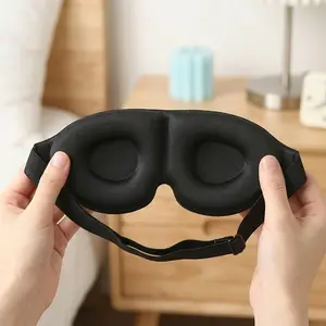Neutral 3D Fit Sleep Eye Mask, Comfortable and 100% Light Blocking, Perfect for Sleeping, Travel, Napping, Meditation, Eyelash Extensions