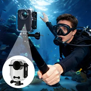 DJI Osmo 360 Action Camera Case 45M Waterproof Protective Housing Sturdy Durable for Outdoor Sports Shooting
