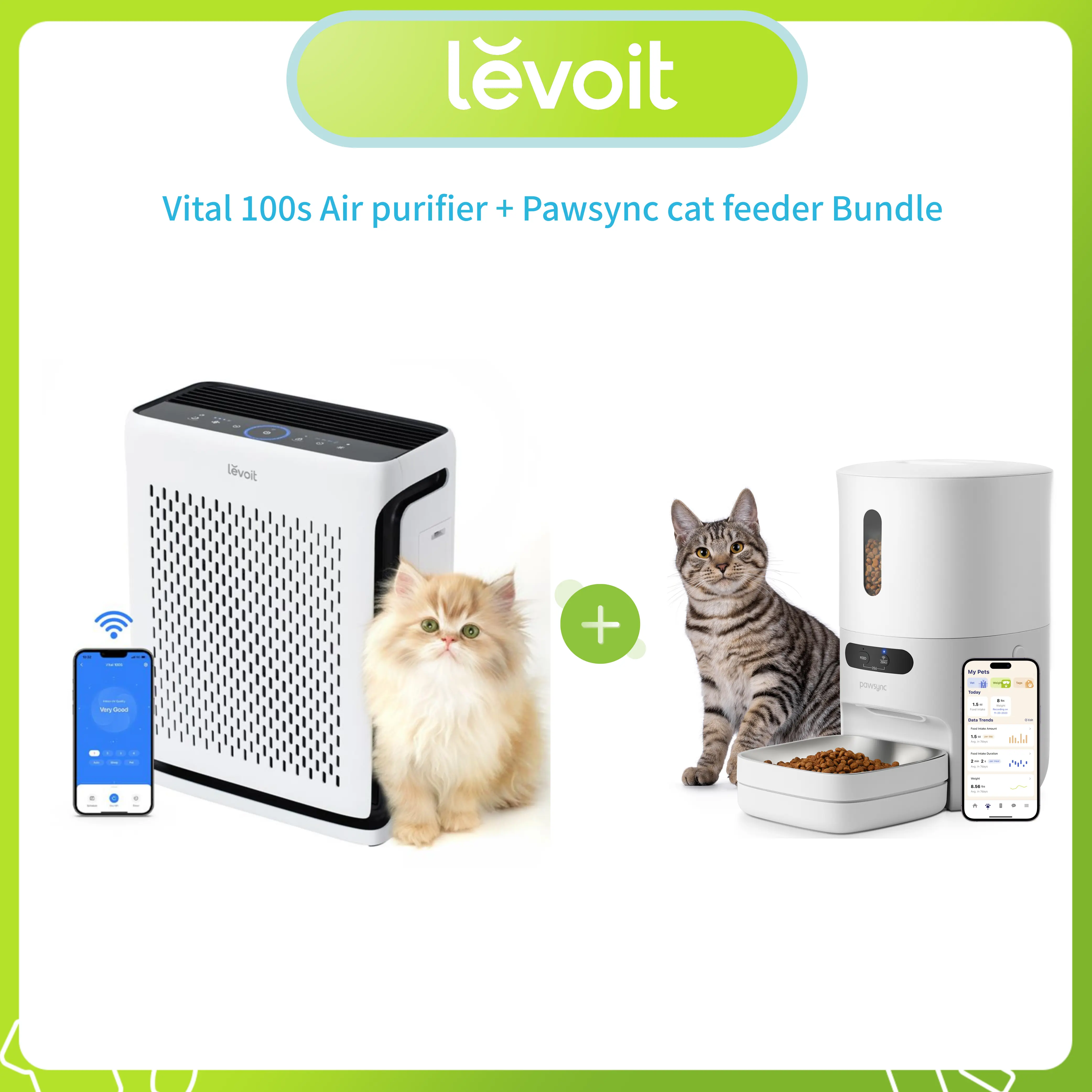 Levoit Vital 100S High Performance Pet Air Purifier for Home Large Room (Up to 1110 Ft²) with True HEPA Filter, Light Sensors, Smart WiFi, Sleep Mode, US Plug – for Pet Odors, Dust, Allergies (HEPA Filter Replacements Available) DealsForYouDays