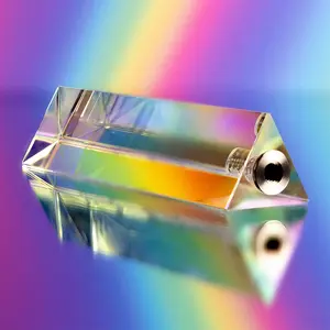 Prism Lens FX Handheld Triangle Prism | 125mm | 1/4"-20 Female Mount | Bends & Reflects Light | Create In-Camera Refractions & Flare Effects | Handheld or Camera-Mounted Control
