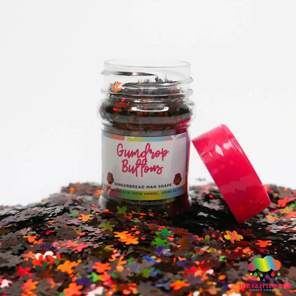 Gumdrop Buttons  - The Glitter Guy - Shape Glitter