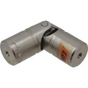 Lovejoy D-Type Single Universal Joint - 1" Bore Depth, 1560 In/Lbs. Torque, 0.5" Inside Diameter, 1" Outside Diameter, 3-3/8" OAL, Part No. 68514415809 (Single Joint)