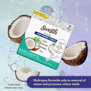 Teeth Whitening Strips Kit: 7-Day Treatment with Non-Slip, Dry Strip Technology, Dentist Formulated, Whitening Without The Sensitivity