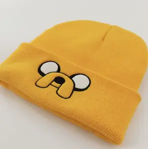 Jake The Dog Embroidered Knitted Hat for Men and Women