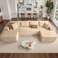 Beige Plush Corduroy