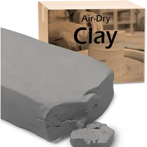 Air Dry Modeling Clay, for Sculpting, Wheel Throwing, Hand Building, -Purpose Modeling Clay 10lbs for Sculpting (Gray)