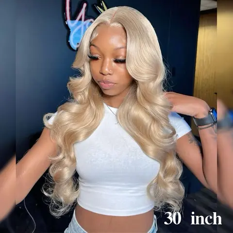 40Inch 613 Body Wave 13x6 Lace Front Wig 180% Density HD Lace Front Wigs Pre Plucked 18Inch to 40inch