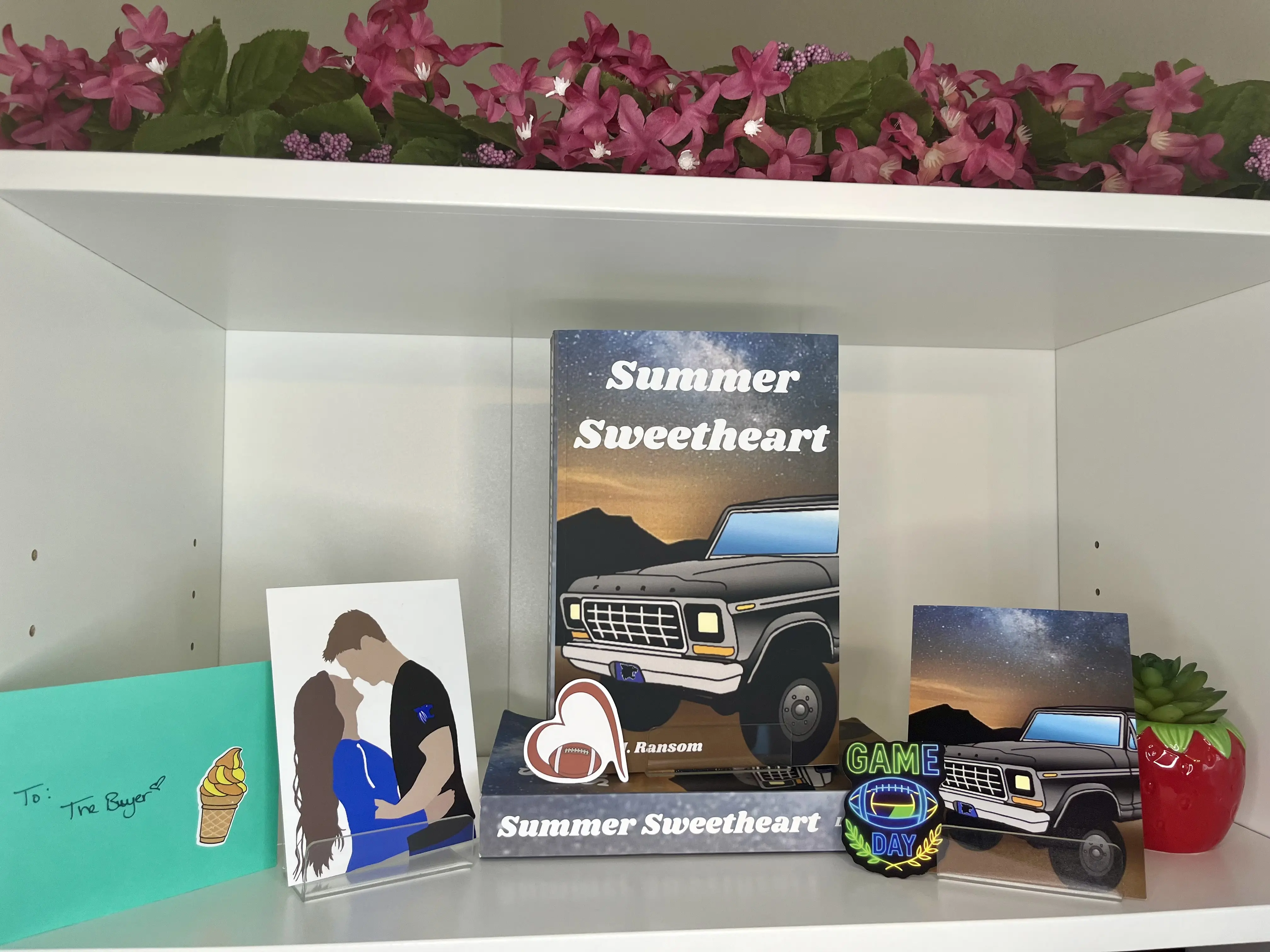 Summer Sweetheart Novel by L.M. Ransom - Signed Copy with Bonus Swag (Literature & Art Book)