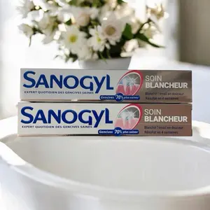 SANOGYL Soin Blancheur Toothpaste Pack of 2 Expert Daily Care for Healthier Gums and Whiter Teeth