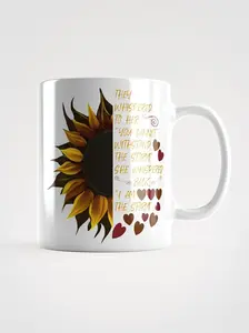 Angel Sunflower Coffee Mug