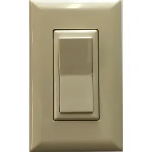 Mobile Home/RV Wirecon Light Almond Decorator Wall Switch