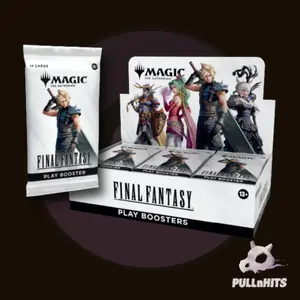 Magic The Gathering Final Fantasy Play Booster Packs & Box - 30 Packs Per Box - 14 Cards Per Pack - Perfect for Play Environments Especially Limited Format Events