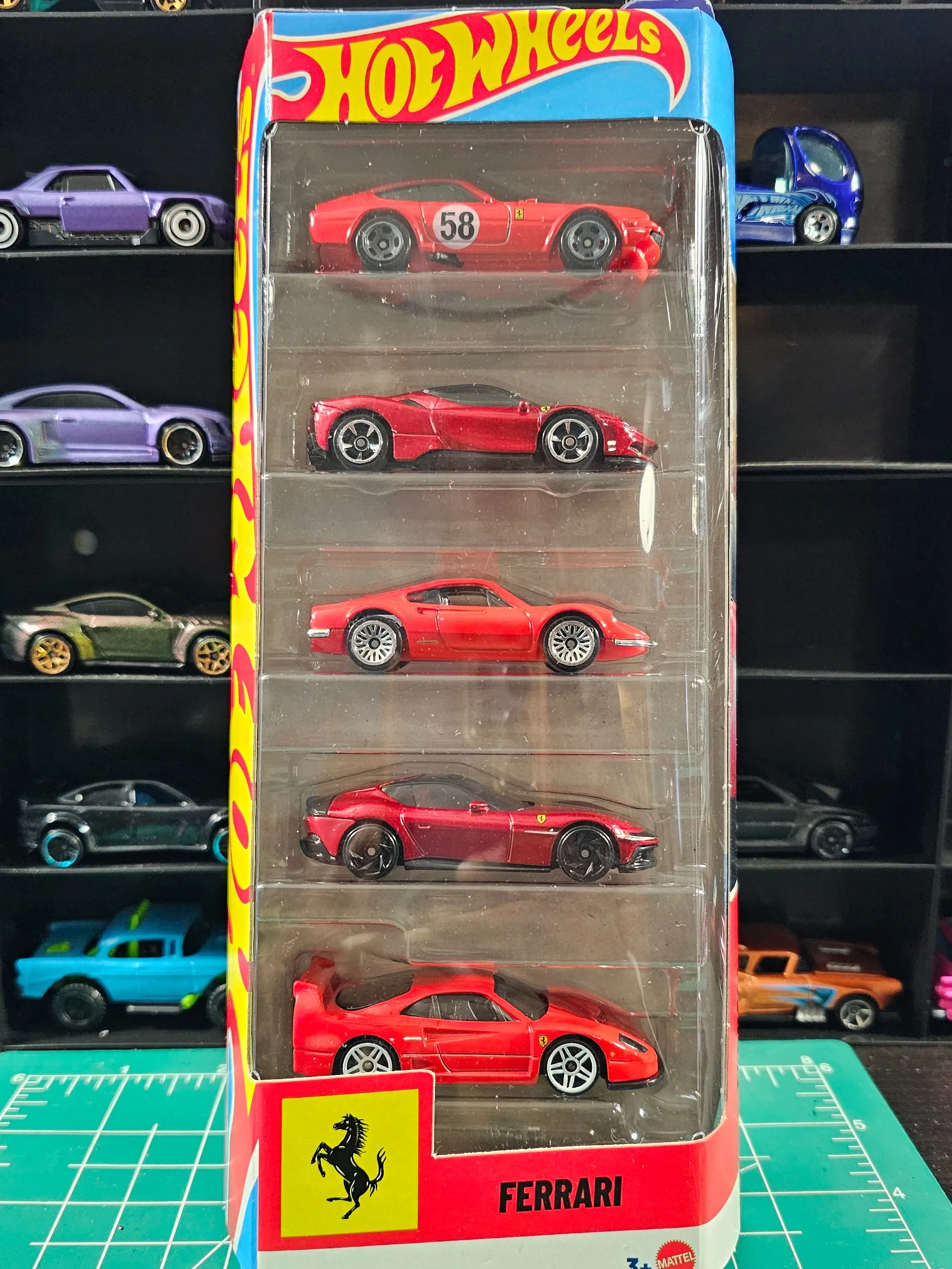 HotWheels Mainline Ferrari 5 Pack