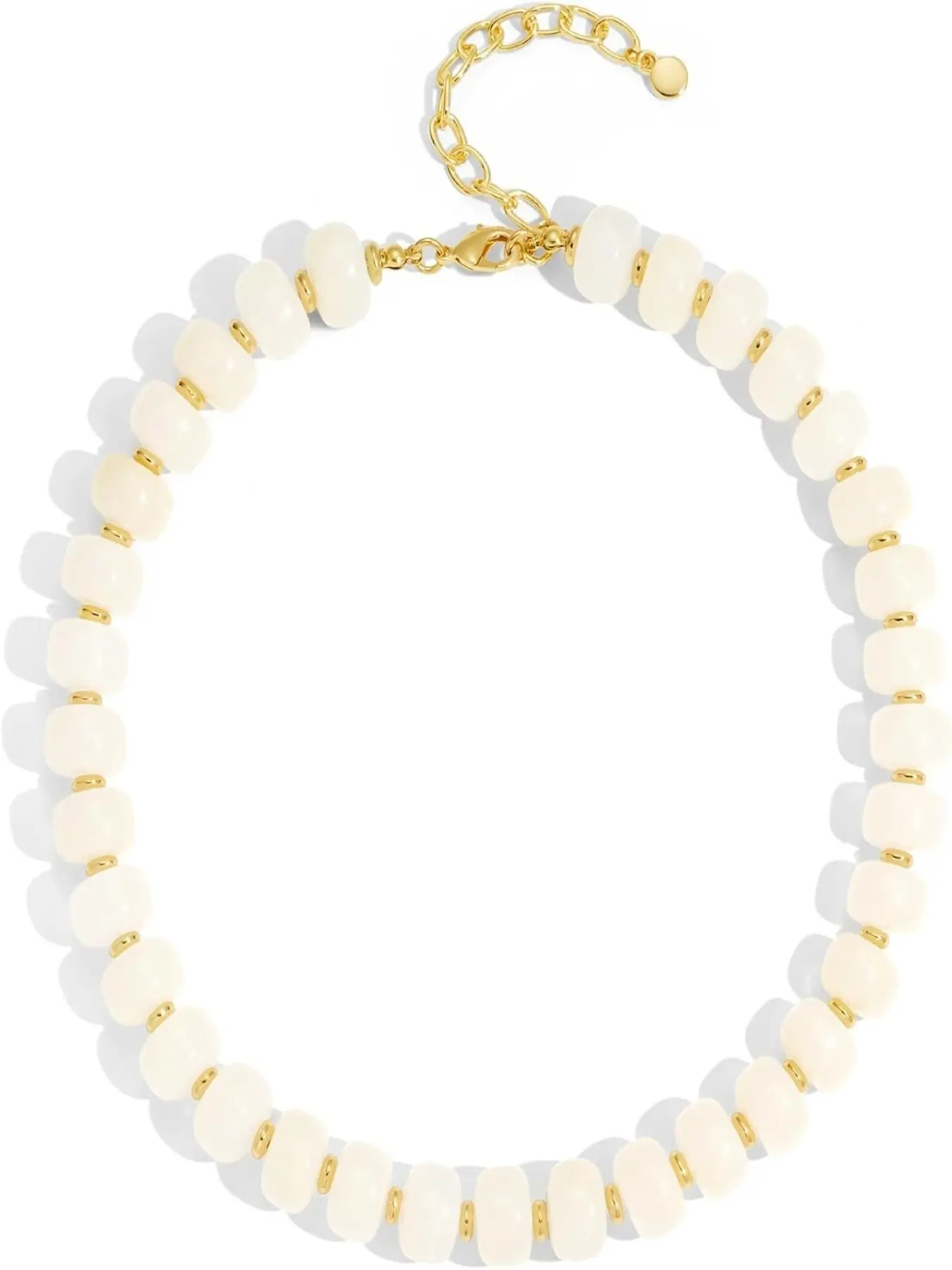 Tropical Vacation Resin Beads Chunky Choker - Boho Acrylic Beaded Necklace Bold Statement Accessory