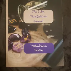 The I AM manifestation journal (gemstone cover)