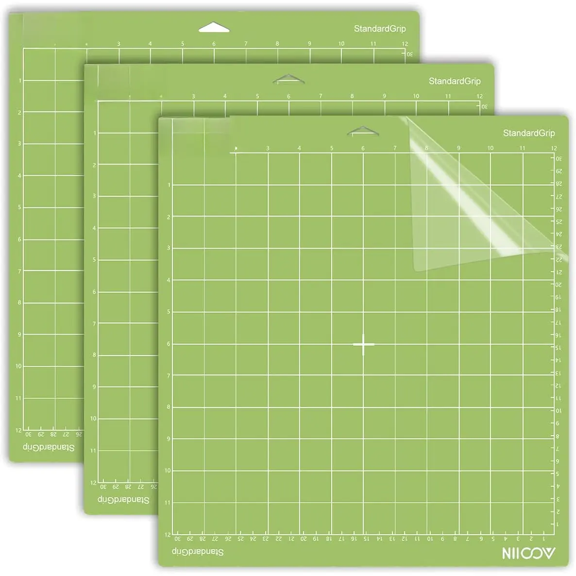 12 x 12 inch StandradGrip  Mat for Cricut Explore One/Air/Air 2/3/4/Maker/Maker 3/Maker 4 Adhesive Non-Slip Cut Mats Replacement Accessories for Cricut, 3 Pack
