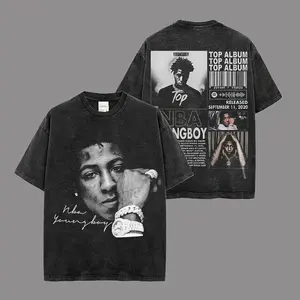 MASA YoungBoy Tour T-shirt V22 Premium 100% Cotton Acid Wash, 4KTrey, Lil Top, Rap Fans, Shirt Streetwear, Hiphop T-shirt , Music Lovers
