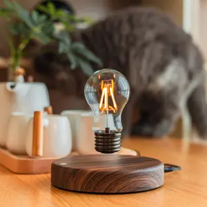 Maglev Levitating Bulb , Floating Edison Lamp for Desk Decor, Warm Glow for Cozy Bedroom & Desk,Perfect Gift for Him/HerCool Tech Find!