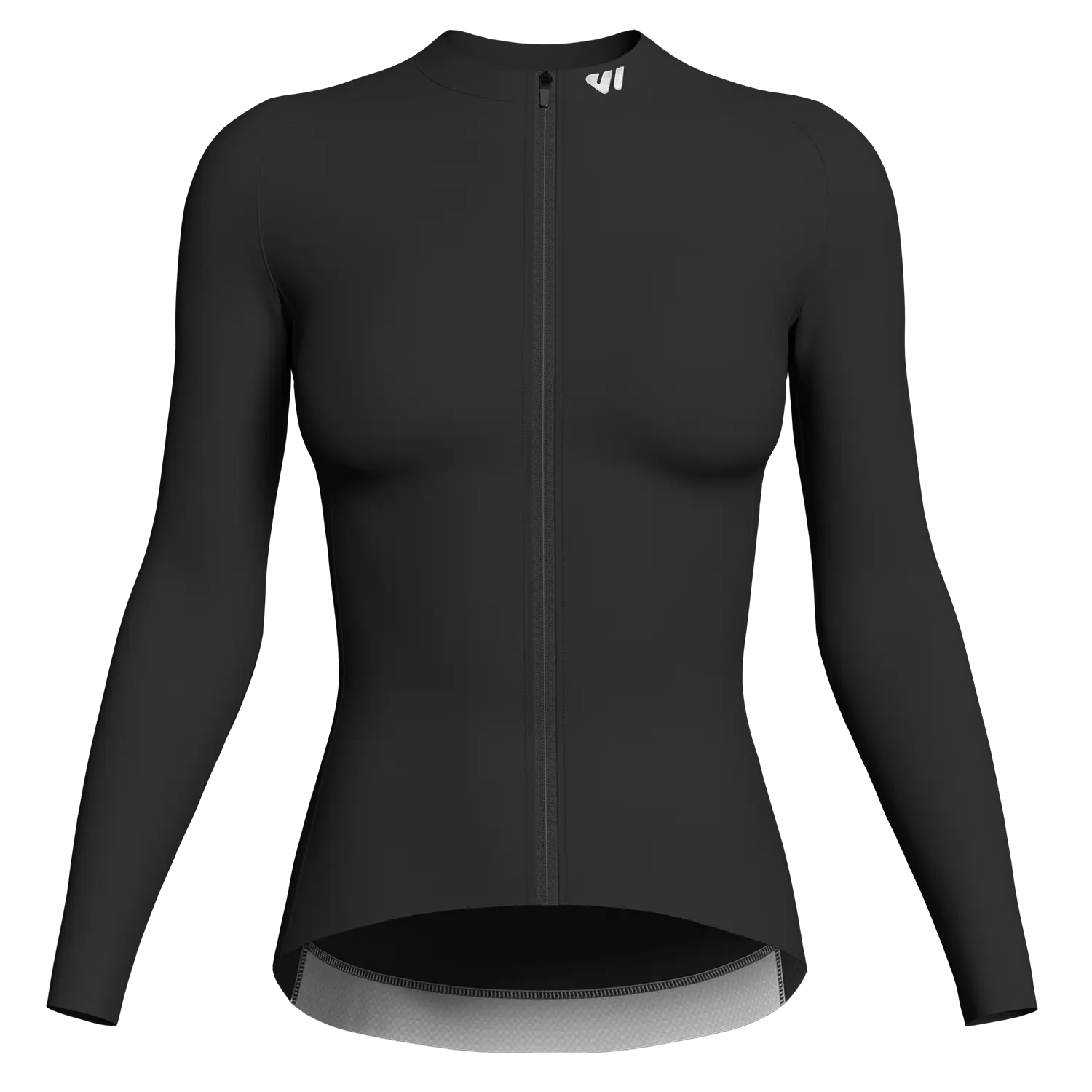 Wulibike Women's Long-Sleeve Fitted Cycling Jersey - Breathable Athletic Top, Reflective Lightweight Professional Sports Wear, Zip Garage Neck Outdoor Biking Apparel with 4 Pockets (Note: Avoid Bleaching), Quick Dry, Cool Dry