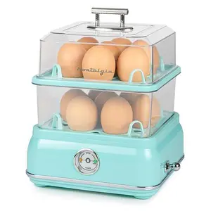 Nostalgia Classic Retro 14-Capacity Egg Cooker - Aqua