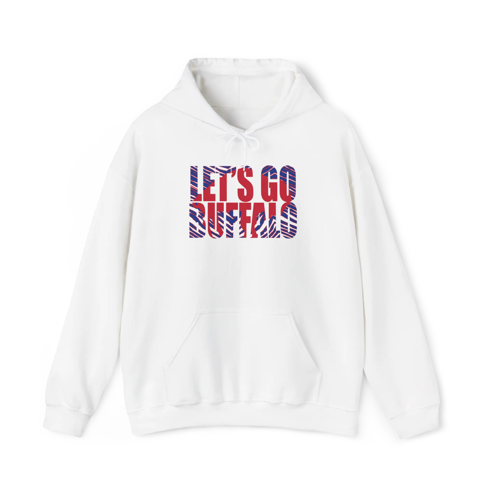 Let's Go Buffalo Football Hooded Sweatshirt Gildan Buffalo Bill Hoodie Gift for Buffalo Fan Gift Bills Football Pullover Buffalo NY Hooded Sweatshirt