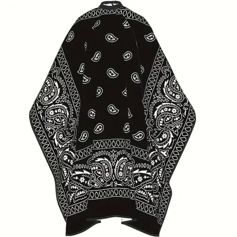 Professional Large Haircut Cape, Durable Fabric Protects Clothing from Hair Clippings & Debris, Barber Accessories for Salon Styling, Heatless, Barber Equipment, Barber Supplies