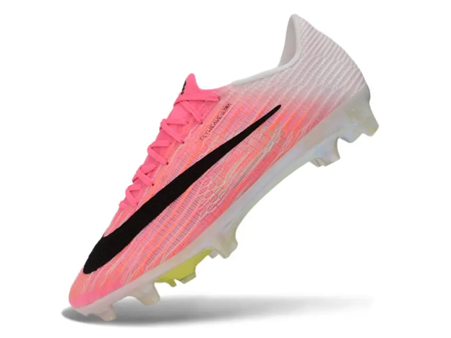 Pink White Gradient Firm Ground Soccer Cleats