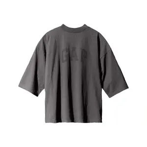 Yeezy Gap Dove 3/4 Sleeve Tee Dark Grey (men) by StockX