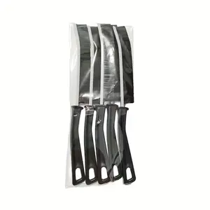 5Pcs Long Handle Crevice Cleaning Brush Set Ultra-Thin Gap Brush Multifunctional Hard Bristle Cleaner for Bathroom Kitchen Sink Faucet Bathtub Window No Dead Corner Deep Cleaning Tool