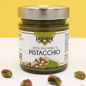 Italian Pistachio Butter Cream with 45% Pistachios, Dubai Chocolate filling, kunafa, spread