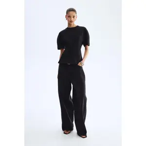 H&M Scuba peplum top